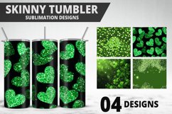 3D St Patrick&#039;s Day Tumbler Wrap| Sublimation Design Product Image 1