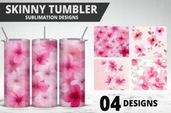 Flowers Tumbler Design | Valentine&#039;s Day Tumbler Wrap Product Image 1