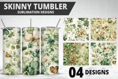 3D St Patrick&#039;s Day Tumbler Wrap| Sublimation Design Product Image 1