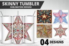 Star Tumbler Wraps | 20 oz Tumbler Wrap Design Product Image 1