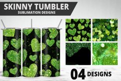 3D St Patrick&#039;s Day Tumbler Wrap| Sublimation Design Product Image 1
