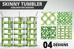 Skinny Tumbler Wrap Design | Tumbler Wrap PNG Design Product Image 1