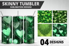 3D St Patrick&#039;s Day Tumbler Wrap| Sublimation Design Product Image 1