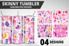 Flowers Tumbler Wrap | Sublimation Design | Tumble PNG Product Image 1