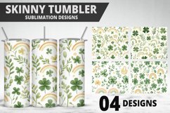 St Patrick&#039;s Day Tumbler Wrap| Sublimation Design Product Image 1