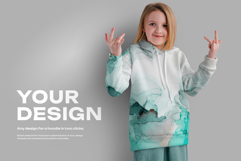 Children’s Hoodie Mockup Vol. 02 Product Image 4