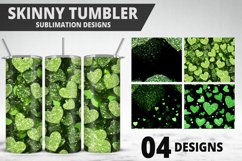 3D St Patrick&#039;s Day Tumbler Wrap| Sublimation Design Product Image 1