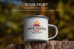8 Enamel Metal Mug Mockups Outdoor Camping Edition Product Image 4