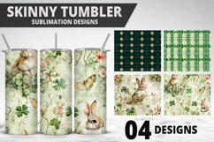 3D St Patrick&#039;s Day Tumbler Wrap| Sublimation Design Product Image 1