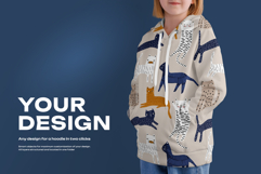 3 Mockups of a Children&#039;s Hoodie. vol.01 Product Image 4