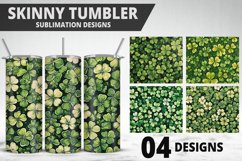St Patrick&#039;s Day Tumbler Wrap| Sublimation Design Product Image 1