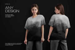 5 Mockups Woman Oversize T-Shirt. vol.02 Product Image 4