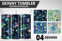 3D St Patrick&#039;s Day Tumbler Wrap| Sublimation Design Product Image 1
