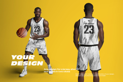 6 Basketball Jersey Mockups. Generated AI Product Image 4