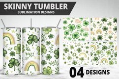 St Patrick&#039;s Day Tumbler Wrap| Sublimation Design Product Image 1