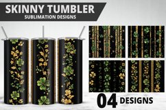 3D St Patrick&#039;s Day Tumbler Wrap| Sublimation Design Product Image 1