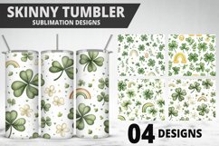 St Patrick&#039;s Day Tumbler Wrap| Sublimation Design Product Image 1