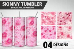 Flowers Tumbler Design | Valentine&#039;s Day Tumbler Wrap Product Image 1