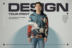 3 Oversized Hoodie Mockups on Asian Man.Generated Ai Product Image 4