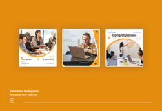 Elegant Education Instagram Post Template Vol.2 Product Image 4