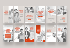 Black and White Modern Digital Marketing Agency Instagram Product Image 5