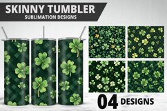 St Patrick&#039;s Day Tumbler Wrap| Sublimation Design Product Image 1