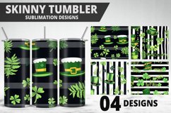 St Patrick&#039;s Day Tumbler Wrap| Sublimation Design Product Image 1