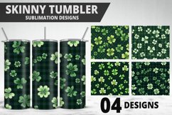 St Patrick&#039;s Day Tumbler Wrap| Sublimation Design Product Image 1