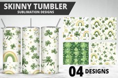 St Patrick&#039;s Day Tumbler Wrap| Sublimation Design Product Image 1
