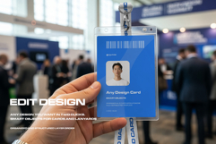 3 ID Card Badge Mockups. Vol.02. Generated AI Product Image 4