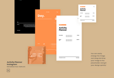 Activity Planner Instagram Post and Story Template Product Image 4