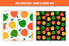 Fruit Digital Paper | Food Patterns JPG| Apples, Watermelon Product Image 3