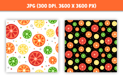 Fruit Digital Paper | Food Patterns JPG| Apples, Watermelon Product Image 6