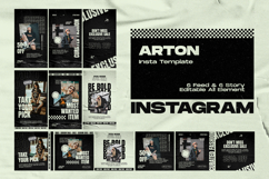Bold Streetwear Instagram Post &amp; Story Template Product Image 4