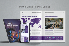 Professional Annual Report Template Product Image 4