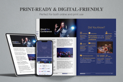 Professional Business Conference Program Book Template Product Image 4