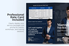 Speaker Media Kit Template in Canva Product Image 4