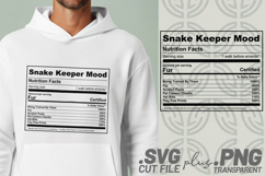 4x Funny Quotes Pet Snake Nutrition Fact SVG Cut Files Product Image 4