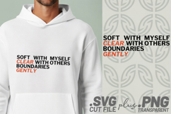 4x Inspirational Quotes Rest Count Soft Myself SVG Cut Files Product Image 4