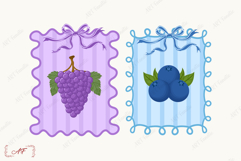Summer Fruits Coquette Frame Png | Coquette Frame Png Product Image 2