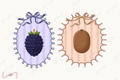 Summer Fruits Coquette Frame Png | Coquette Frame Png Product Image 3
