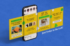 Sustainable Fashion Instagram Carousel & Canva Template Product Image 4