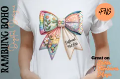 Neurodivergent Coquette PrettyPastel Bow Product Image 2