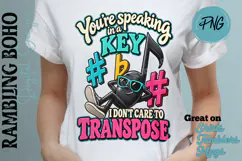 You're Speaking in a Key Funny Music Transpose Product Image 2