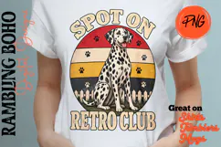 Spot On Retro Club Vintage Dalmation Dog Product Image 2
