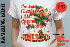 Santa's Favorite Little Spinner Girl Elf Product Image 2