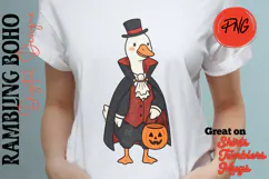 Halloween Goose In Costume Illustration Product Image 4