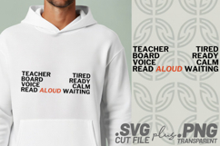 4x Teacher Quotes Lesson Planned Read Aloud SVG Cut Files Product Image 4