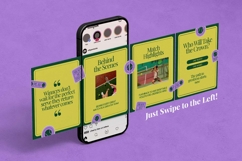 Tennis Competition Instagram carousel &amp; Canva Template Product Image 4