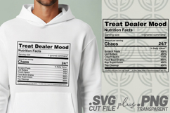 4x Funny Quotes Treat Dealer Club Nutrition Facts SVG Product Image 4
